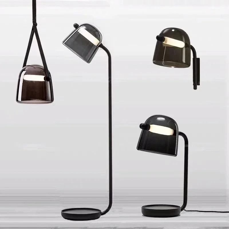 Nordic Designer Pendant Lamp Modern LED Glass Floor Lamp Living Room Bedroom Villa Decor Black Leather Strap Hanging Lamp
Nordic Designer Pendant Lamp Modern LED Glass Floor Lamp Living Room Bedroom Villa Decor Black Leather Strap Hanging Lamp