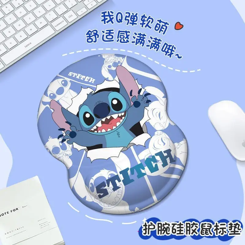 Anime Kawaii Stitch Mousepad Cartoon 3D Silicone Wristguard Pad Keyboard Hand Rest Anti-slip Office Wrist Rest Mouse Pad Gift
Anime Kawaii Stitch Mousepad Cartoon 3D Silicone Wristguard Pad Keyboard Hand Rest Anti-slip Office Wrist Rest Mouse Pad Gift