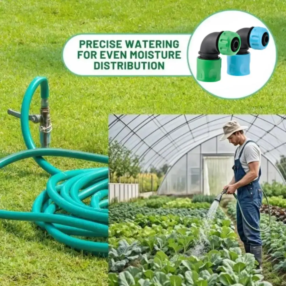 ABS Material Water Hose Elbow 16mm Size 90° Elbow Quick Connector Pipe Fitting Quick Connect Pipe Joint Adapter
ABS Material Water Hose Elbow 16mm Size 90° Elbow Quick Connector Pipe Fitting Quick Connect Pipe Joint Adapter
