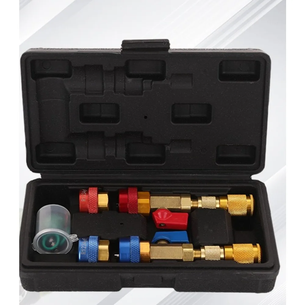 Household Portable Disassembly and Assembly Valve Core Tool Automotive Conditioner Refrigerant Disassembly and Maintenance Set
Household Portable Disassembly and Assembly Valve Core Tool Automotive Conditioner Refrigerant Disassembly and Maintenance Set