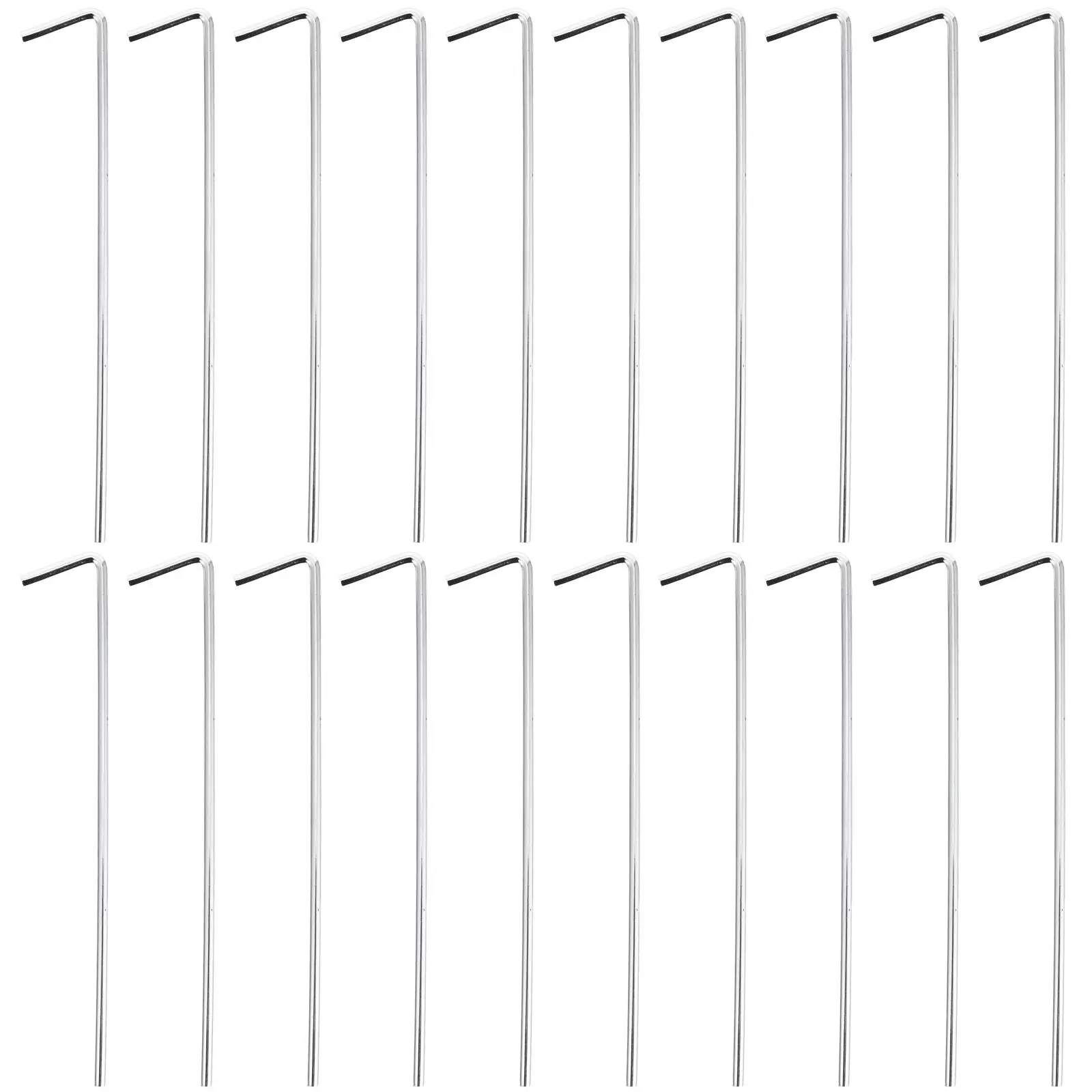 20PCS Tent Pegs Heavy Duty Steel Nails for Camping Hiking Garden Sand Stakes L Shape Hooks Reusable Accessories
20PCS Tent Pegs Heavy Duty Steel Nails for Camping Hiking Garden Sand Stakes L Shape Hooks Reusable Accessories