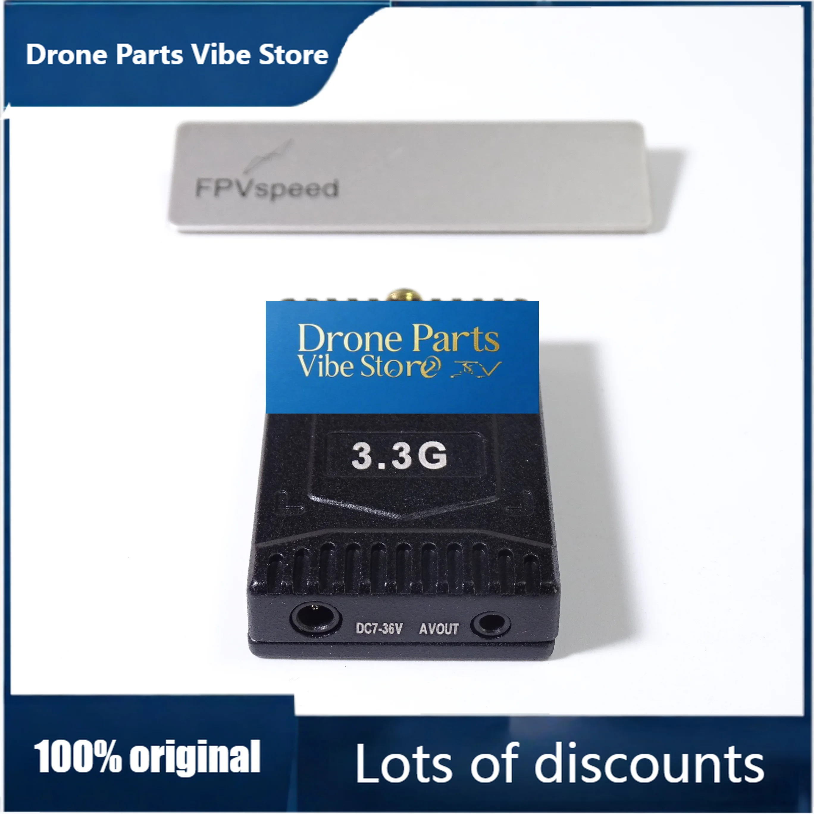 Drone PartsFPVspeed VRX 3.3G 8CH VRX-S8 FPV Wireless Image Receiver
Drone PartsFPVspeed VRX 3.3G 8CH VRX-S8 FPV Wireless Image Receiver