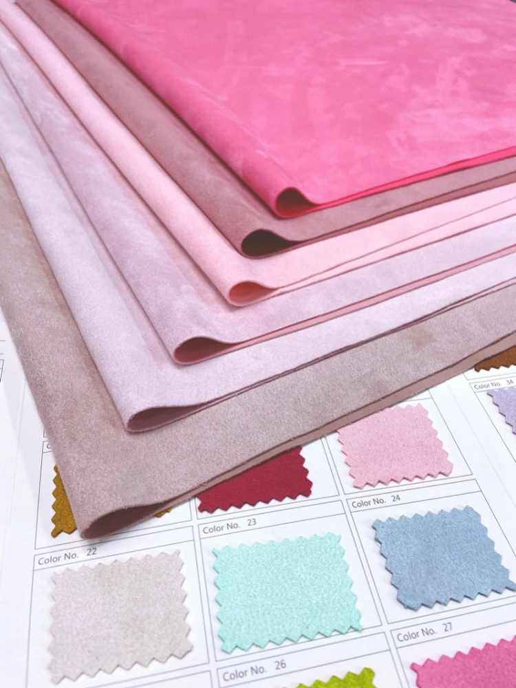 Воздушный слой, имитация кожи оленя, плотная замшевая ткань, модная одежда, одежда, ткань для шитья своими руками, материал на метр 
Воздушный слой, имитация кожи оленя, плотная замшевая ткань, модная одежда, одежда, ткань для шитья своими руками, материал на метр