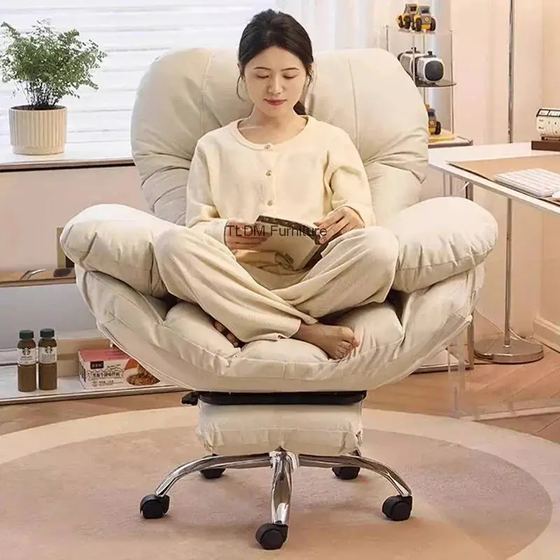 Nordic Designer Office Chair Lazy Throne Vanity Salon Study Playseat Office Chair Executive Portable Taburete Home Furniture
Nordic Designer Office Chair Lazy Throne Vanity Salon Study Playseat Office Chair Executive Portable Taburete Home Furniture