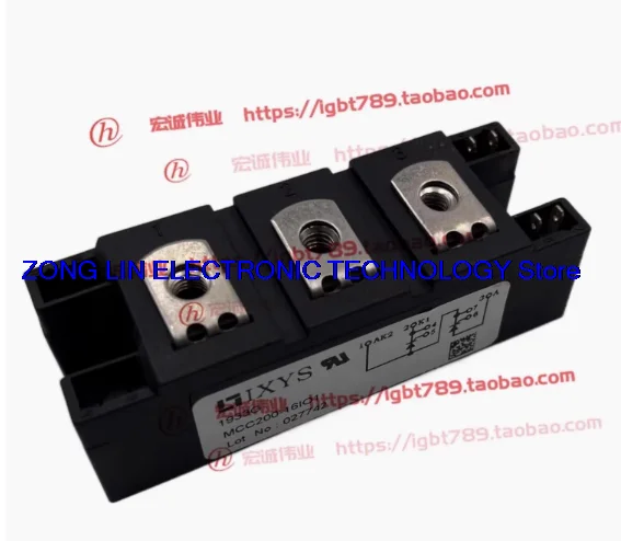 Тиристорный силовой модуль MCC200-16IO1
Тиристорный силовой модуль MCC200-16IO1