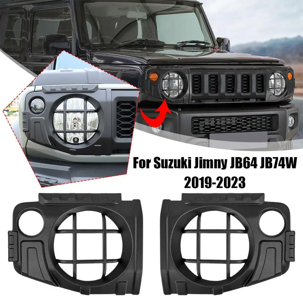 Защита передних фар автомобиля для Suzuki Jimny JB64 для Sierra JB74W 2019 2020 2021 2022 2023, комплект крышек фар, аксессуары S1P4
Защита передних фар автомобиля для Suzuki Jimny JB64 для Sierra JB74W 2019 2020 2021 2022 2023, комплект крышек фар, аксессуары S1P4
