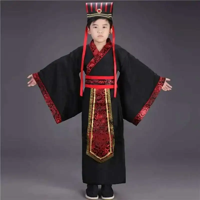 Cosplay Costume Black Hanfu Boys Suits Ancient Kids Outfit Performance Baby Clothing Red Children's Sets Stage Teenagers Boy Set
Cosplay Costume Black Hanfu Boys Suits Ancient Kids Outfit Performance Baby Clothing Red Children's Sets Stage Teenagers Boy Set
