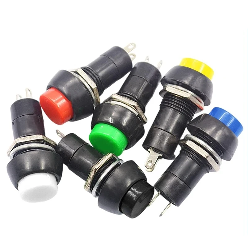 5PCS PBS-11A PBS 11B 12mm Self-locking Self-Recovery Plastic Push Button Switch Momentary 3A 250V AC 2Pin Round Small Button
5PCS PBS-11A PBS 11B 12mm Self-locking Self-Recovery Plastic Push Button Switch Momentary 3A 250V AC 2Pin Round Small Button