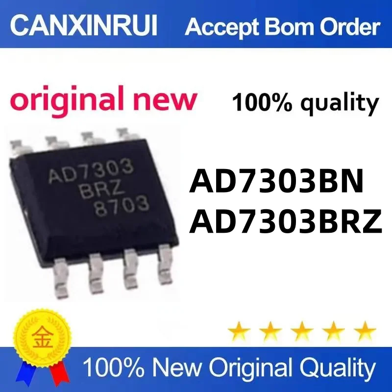 AD7303 AD7303BR AD7303BRZ SOP8 AD7303BN BNZ DIP8 Digital-to-Analog ICs
AD7303 AD7303BR AD7303BRZ SOP8 AD7303BN BNZ DIP8 Digital-to-Analog ICs