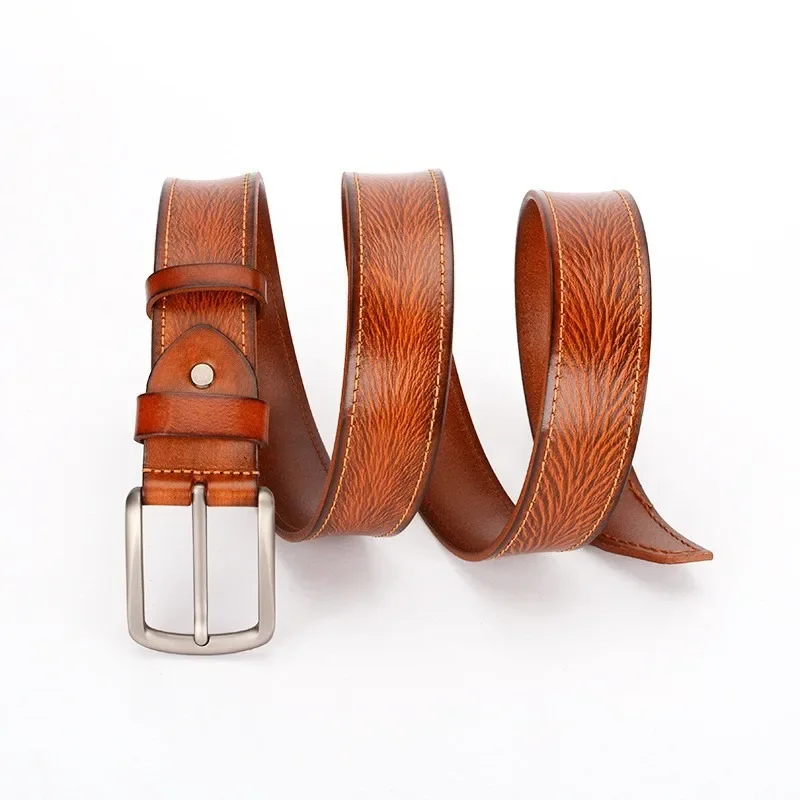 3.8CM Mens Cowhide Belts Full Match Casual Jeans Vintage High-end High Quality Male Luxury Design Genuine Leather Belt For Men
3.8CM Mens Cowhide Belts Full Match Casual Jeans Vintage High-end High Quality Male Luxury Design Genuine Leather Belt For Men