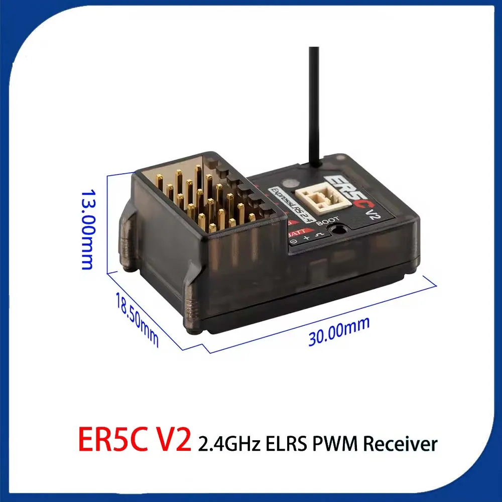 Radiomaster ER5C V2.0 2,4 ГГц ELRS 5CH легкий экспресс-ресивер RX с ШИМ идеально подходит для RC FPV автомобиля лодки грузовика
Radiomaster ER5C V2.0 2,4 ГГц ELRS 5CH легкий экспресс-ресивер RX с ШИМ идеально подходит для RC FPV автомобиля лодки грузовика