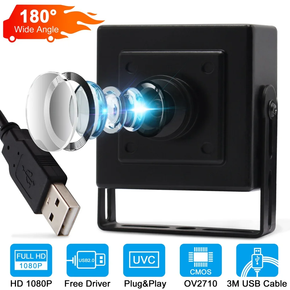 ELP Встроенный микрофон при слабом освещении 1080P CMOS Sony IMX323 Цветное машинное зрение Широкоугольная веб-камера для ПК с 180-градусным объективом «рыбий глаз»
ELP Встроенный микрофон при слабом освещении 1080P CMOS Sony IMX323 Цветное машинное зрение Широкоугольная веб-камера для ПК с 180-градусным объективом «рыбий глаз»