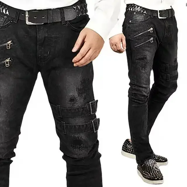 2024 European and American New Style Motorcycle-inspired Jeans, Men's Street Trendy, Individualistic and Versatile Tapered Pants
2024 European and American New Style Motorcycle-inspired Jeans, Men's Street Trendy, Individualistic and Versatile Tapered Pants