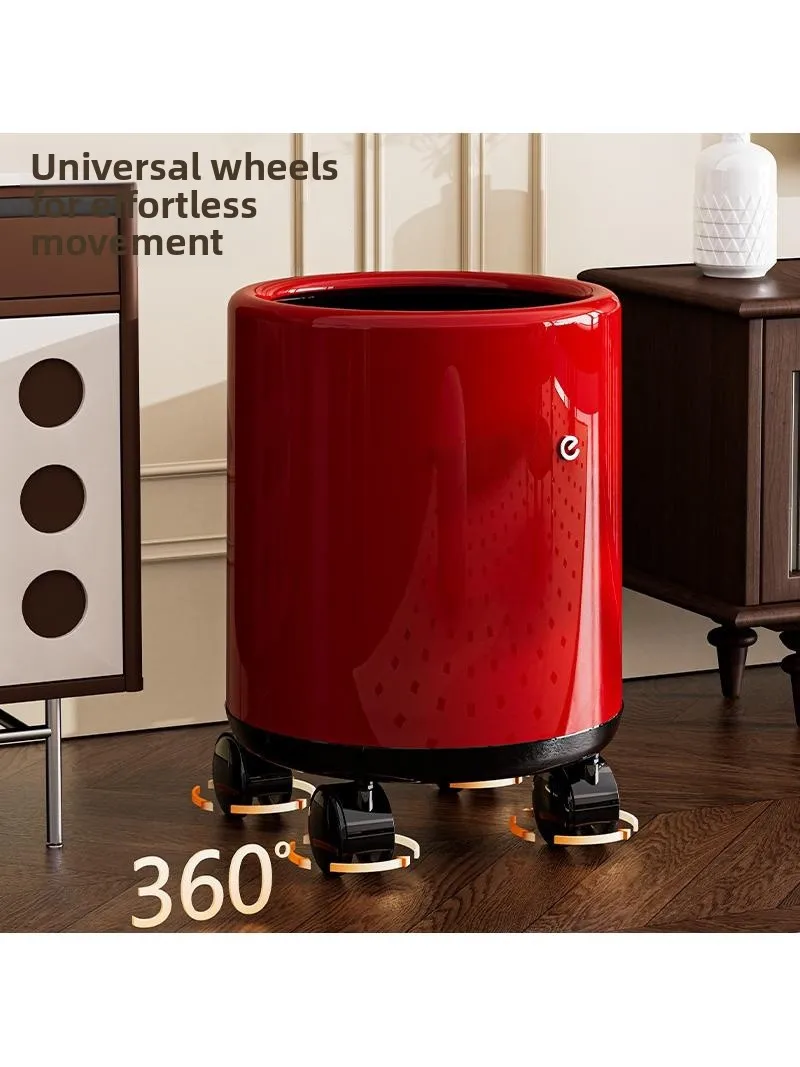 Большая вместительная стильная корзина для мусора на колесиках для дома, гостиной и ванной комнаты, легко чистится
Большая вместительная стильная корзина для мусора на колесиках для дома, гостиной и ванной комнаты, легко чистится