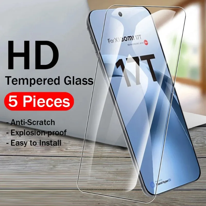 5Pcs HD Tempered Glass For Xiaomi 17T Screen Protector Crystal Cristal Mica Verre Film Xiaomi17T Pro Xiaomi17TPro Mi 17 T 17TPro
5Pcs HD Tempered Glass For Xiaomi 17T Screen Protector Crystal Cristal Mica Verre Film Xiaomi17T Pro Xiaomi17TPro Mi 17 T 17TPro
