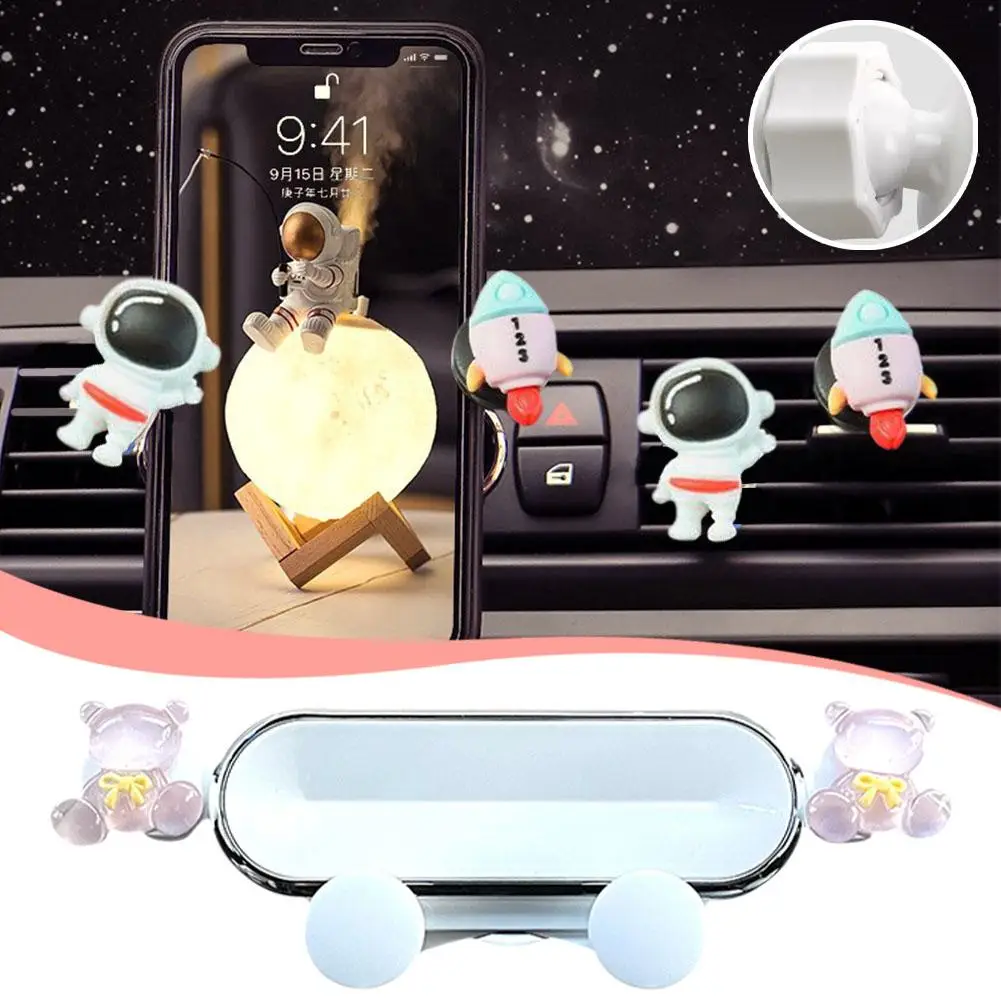 Cute Car Mobile Phone Bracket Creative Cartoon Car Clip Support Mobile Phone Bracket Air Holder Mount Outlet Navigation Fix N8Y3
Cute Car Mobile Phone Bracket Creative Cartoon Car Clip Support Mobile Phone Bracket Air Holder Mount Outlet Navigation Fix N8Y3