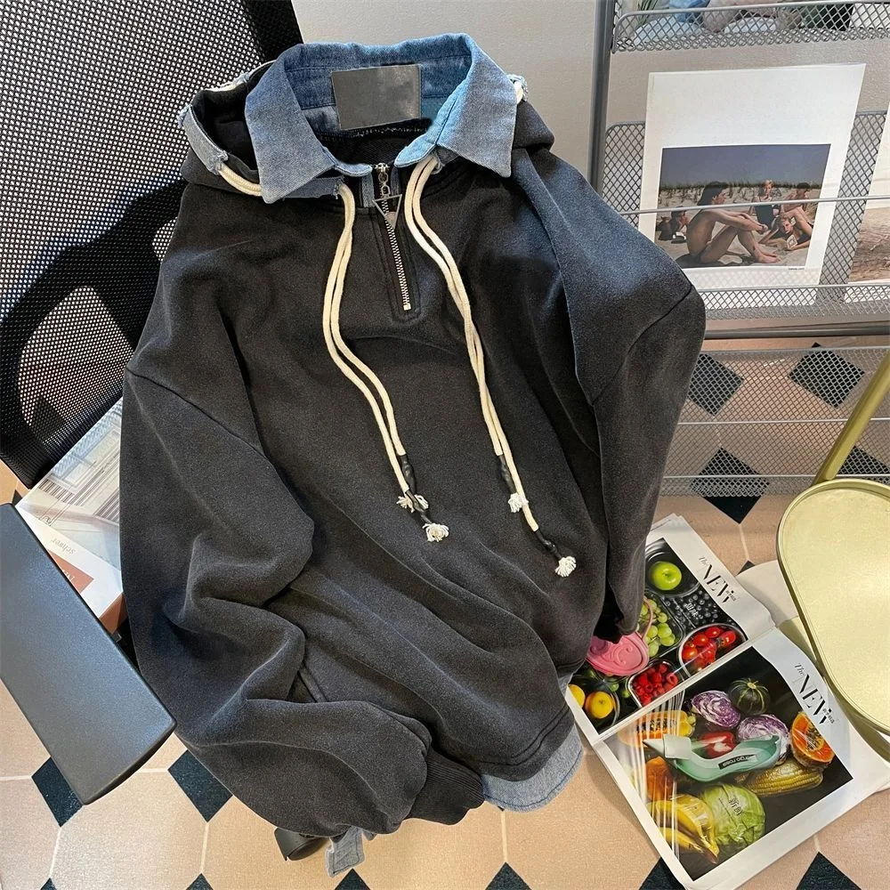 Large Size Zipper Ne Sweatirt Men's Youth American Retro Sle Autumn Winter Trendy Ins 300 Pou Special Design
Large Size Zipper Ne Sweatirt Men's Youth American Retro Sle Autumn Winter Trendy Ins 300 Pou Special Design