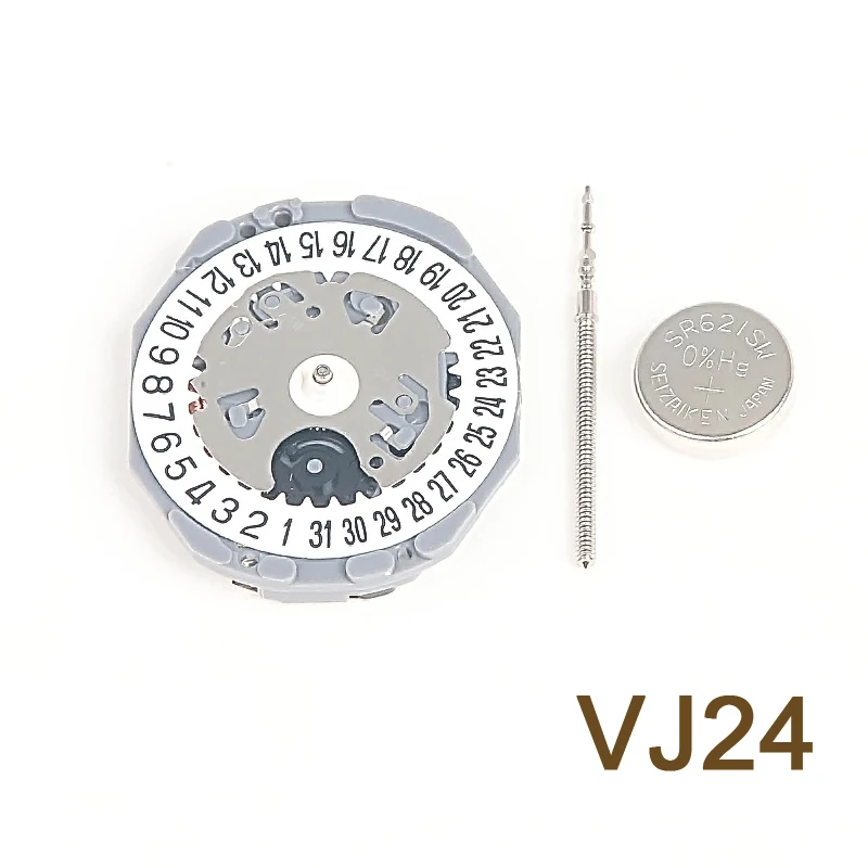 Новые оригинальные японские часы VJ24 VJ24B с кварцевым механизмом и датой 3/6, аксессуары для часов с двумя ручками
Новые оригинальные японские часы VJ24 VJ24B с кварцевым механизмом и датой 3/6, аксессуары для часов с двумя ручками