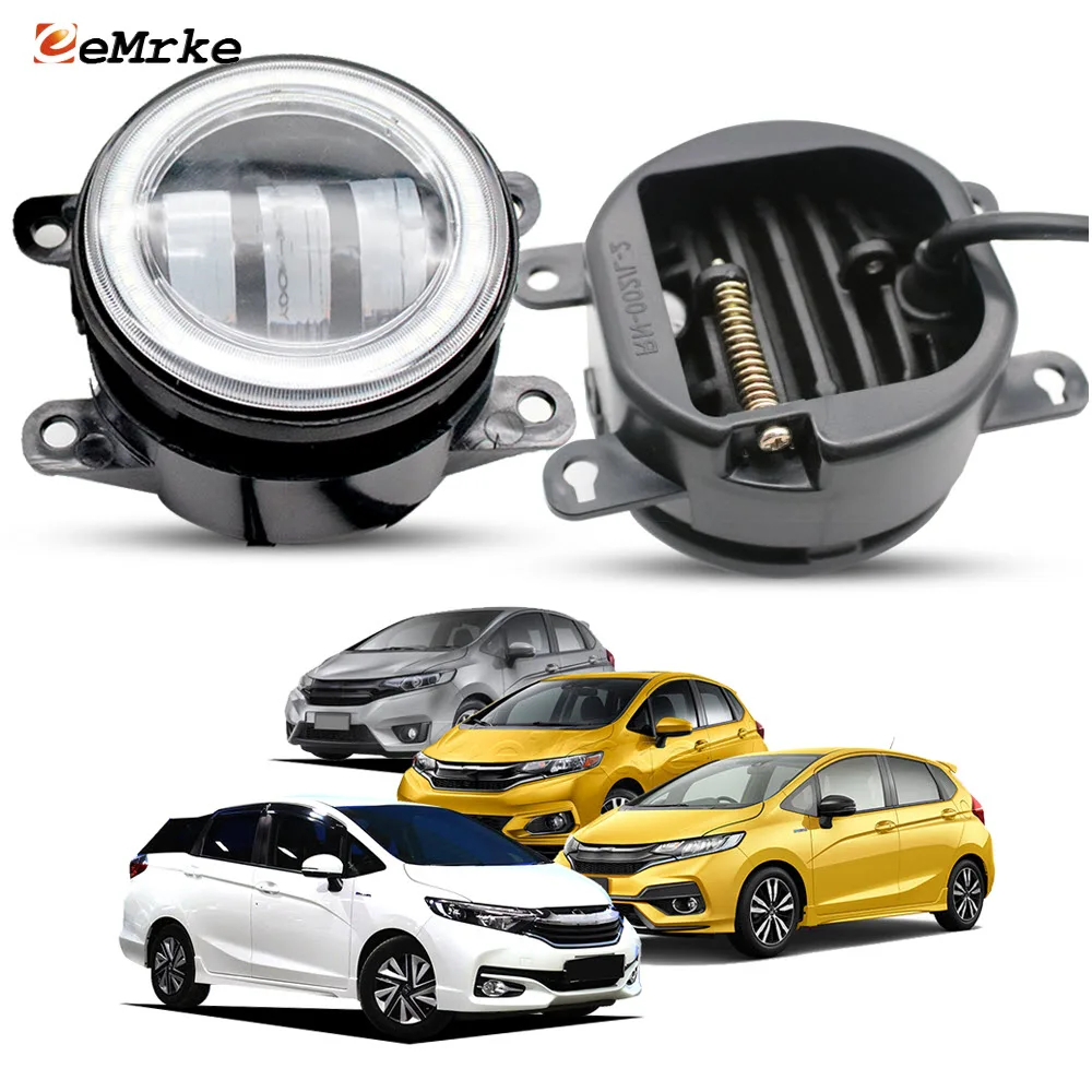 Replace Led Fog Lights 40W with Angel Eyes Car DRL For Honda Fit Jazz GP GK / Shuttle 2015 2016 2017 2018 2019 White / Yellow
Replace Led Fog Lights 40W with Angel Eyes Car DRL For Honda Fit Jazz GP GK / Shuttle 2015 2016 2017 2018 2019 White / Yellow