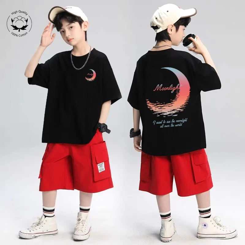 Cartoon Moon Pattern T Shirts for Boys Girls Korea Children's Clothes 2025 Summer Fashion Short Sleeve Cotton Tees Girls Clothes
Cartoon Moon Pattern T Shirts for Boys Girls Korea Children's Clothes 2025 Summer Fashion Short Sleeve Cotton Tees Girls Clothes