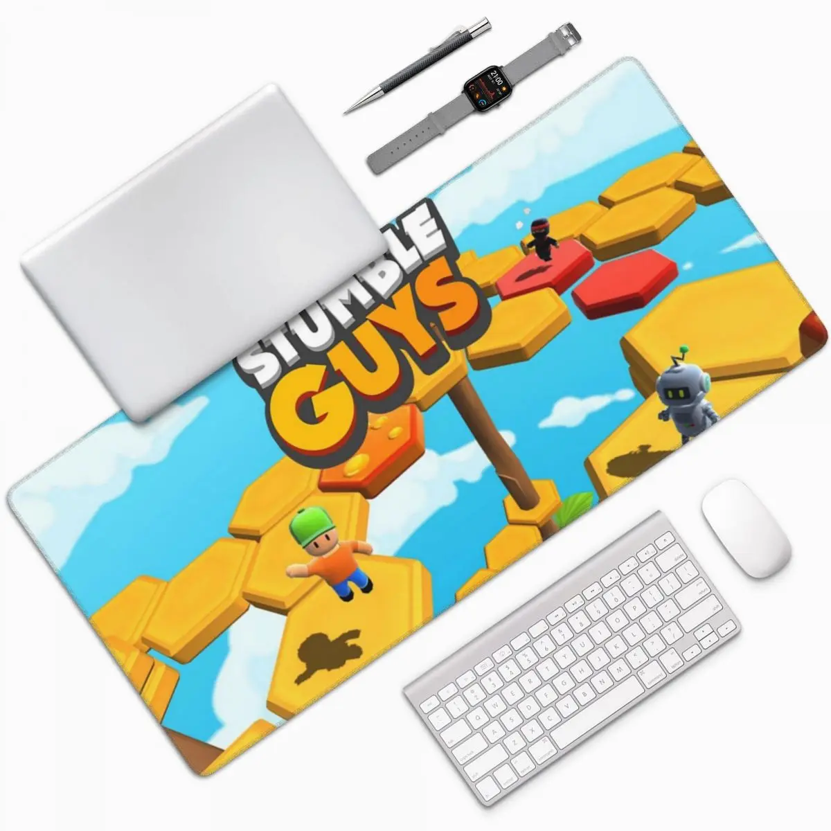 Классический игровой коврик Stumble Guys, большой коврик для мыши, компьютерная клавиатура, коврик для мыши, игровой коврик для ноутбука, офисные аксессуары, настольные коврики
Классический игровой коврик Stumble Guys, большой коврик для мыши, компьютерная клавиатура, коврик для мыши, игровой коврик для ноутбука, офисные аксессуары, настольные коврики