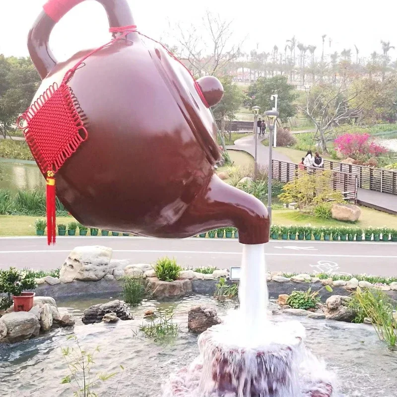 suspended flowing water sky pot teapot model sculpture indoor and outdoor tea garden landscape decoration ornament
suspended flowing water sky pot teapot model sculpture indoor and outdoor tea garden landscape decoration ornament