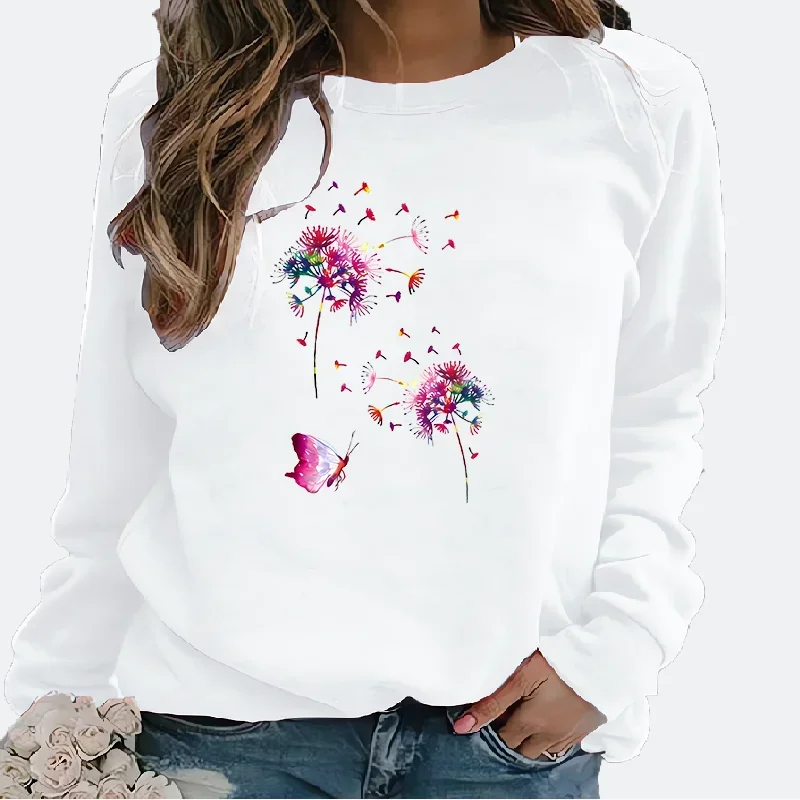 Burst Women's Fleece Hoodie Round Neck Dandelion Print Fashion Casual Long Sleeve Hoodie Sweatshirts Sweatshirt Aesthetic
Burst Women's Fleece Hoodie Round Neck Dandelion Print Fashion Casual Long Sleeve Hoodie Sweatshirts Sweatshirt Aesthetic