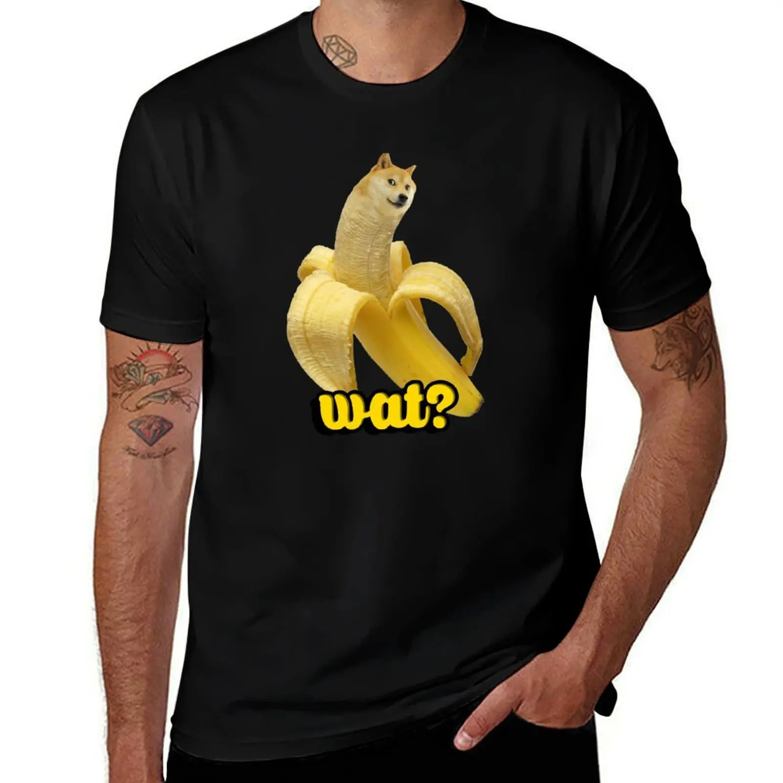 Doge banana dog shibe shiba inus wat T-Shirt anime tshirt t shirts for man cotton soft T-Shirt
Doge banana dog shibe shiba inus wat T-Shirt anime tshirt t shirts for man cotton soft T-Shirt