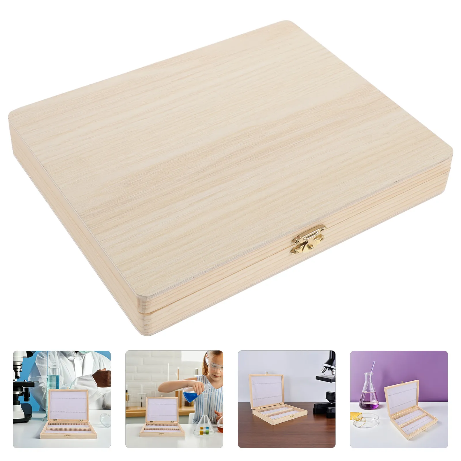 Microscope Slide Storage Case Wooden Lab Accessories for Teaching Specimens Portable Organizer Holder Educational Science Kit
Microscope Slide Storage Case Wooden Lab Accessories for Teaching Specimens Portable Organizer Holder Educational Science Kit