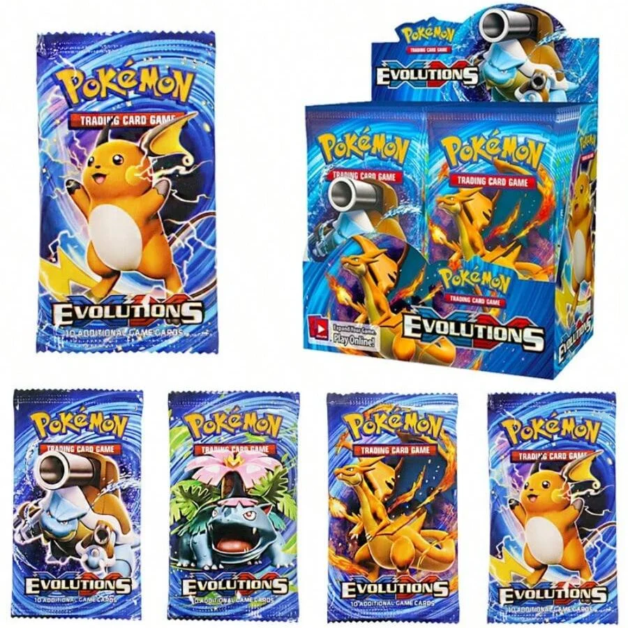 pokemon 324Pcs Card English Booster Battle Carte Evolutions Trading Card Game Collection Cards Toys Randomized Styles
pokemon 324Pcs Card English Booster Battle Carte Evolutions Trading Card Game Collection Cards Toys Randomized Styles