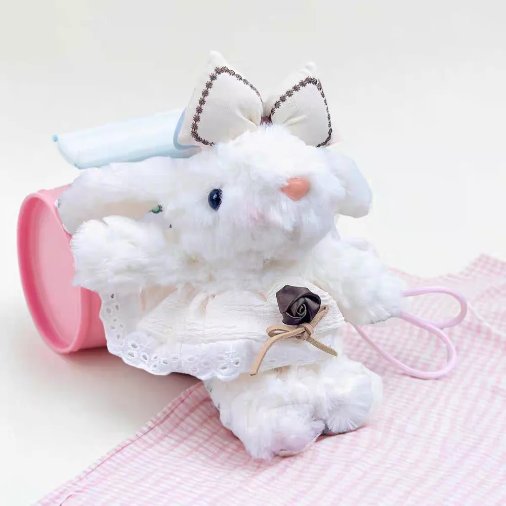 Cute Drooping Ear Plush Rabbit Keychain Stuffed Kawaii Rabbit Dolls Pendant Cartoon Bag Hanging Bunny Keyring with Lanyard Gift
Cute Drooping Ear Plush Rabbit Keychain Stuffed Kawaii Rabbit Dolls Pendant Cartoon Bag Hanging Bunny Keyring with Lanyard Gift