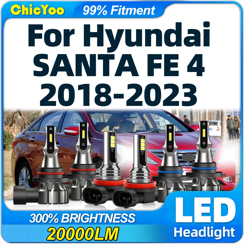 LED Car Headlight Bulbs 60000LM Auto Lights 6000K White Turbo Fog Lamps 12V For Hyundai SANTA FE 4 2018 2019 2020 2021 2022 2023
LED Car Headlight Bulbs 60000LM Auto Lights 6000K White Turbo Fog Lamps 12V For Hyundai SANTA FE 4 2018 2019 2020 2021 2022 2023