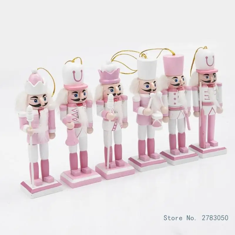5pcs/6pcs Christmas Nutcracker Puppet Soldier Doll Ornament Set Wood Christmas Farmhouse Pink Wood Hanging Fine Craft Ornament
5pcs/6pcs Christmas Nutcracker Puppet Soldier Doll Ornament Set Wood Christmas Farmhouse Pink Wood Hanging Fine Craft Ornament