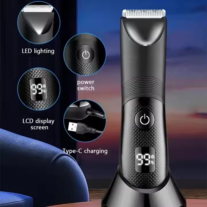 IPX 7 Body Hair Trimmer - Portable Electric Trimmer, men's and women's household hair removal razor, Body Styling kit
IPX 7 Body Hair Trimmer - Portable Electric Trimmer, men's and women's household hair removal razor, Body Styling kit