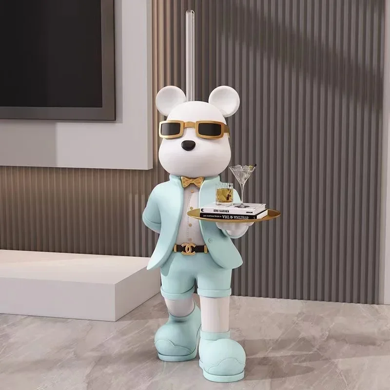 93cm high light sword violent bear large ornaments, living room floor can glow and store sunglasses bear ornaments sculpture
93cm high light sword violent bear large ornaments, living room floor can glow and store sunglasses bear ornaments sculpture