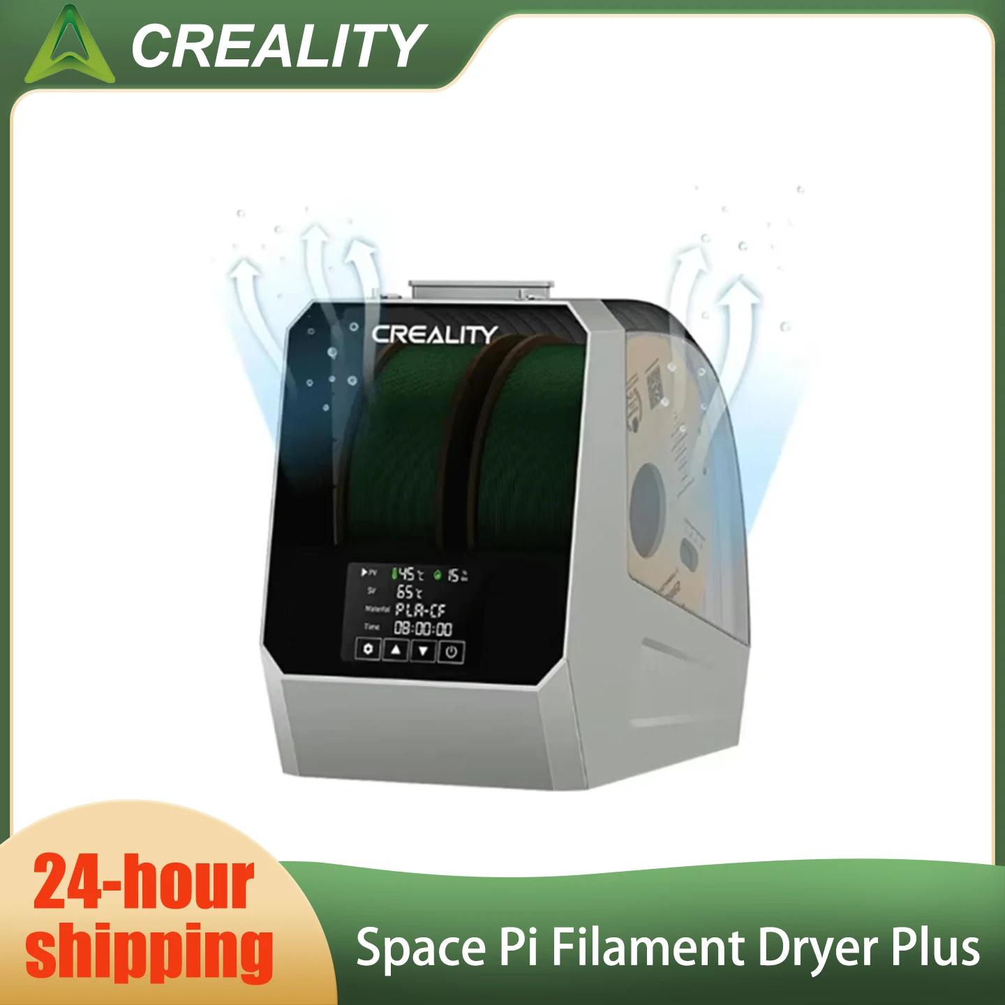 Creality Space Pi Filament Dryer Plus Drying Box Upgraded Two Rolls Drying Dehydrator For 2KG Filament 360° Hot-air heating
Creality Space Pi Filament Dryer Plus Drying Box Upgraded Two Rolls Drying Dehydrator For 2KG Filament 360° Hot-air heating
