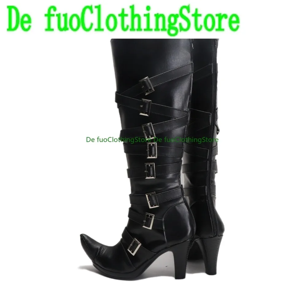 DefuoClothing Black Butler Undertaker Cosplay Shoes Gothic Character Boots Anime Games Halloween Costumes Party Props Shoes
DefuoClothing Black Butler Undertaker Cosplay Shoes Gothic Character Boots Anime Games Halloween Costumes Party Props Shoes