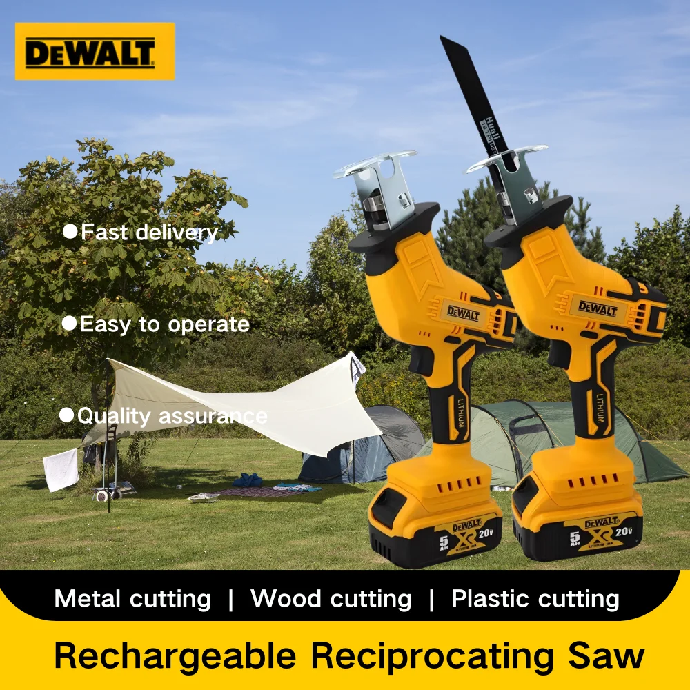 Dewalt Brushless Cordless Electric Reciprocating Saw for Metal/Wood Cutting with 4pcs Blades Portable Power Tool For 20V Battery
Dewalt Brushless Cordless Electric Reciprocating Saw for Metal/Wood Cutting with 4pcs Blades Portable Power Tool For 20V Battery