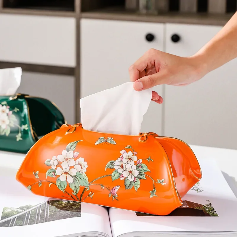 Ceramic Household Paper Drawer Box Light Luxury Storage Decoration Paper Drawer Box New Chinese Style Paper Towel Box Decoration
Ceramic Household Paper Drawer Box Light Luxury Storage Decoration Paper Drawer Box New Chinese Style Paper Towel Box Decoration