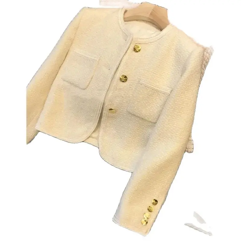 Spring Autumn 2024 Single-Breasted Coat Women's Black White Suit Jacket Fashion Koreans Wear Outwear Coat Top Pocket Blazer
Spring Autumn 2024 Single-Breasted Coat Women's Black White Suit Jacket Fashion Koreans Wear Outwear Coat Top Pocket Blazer