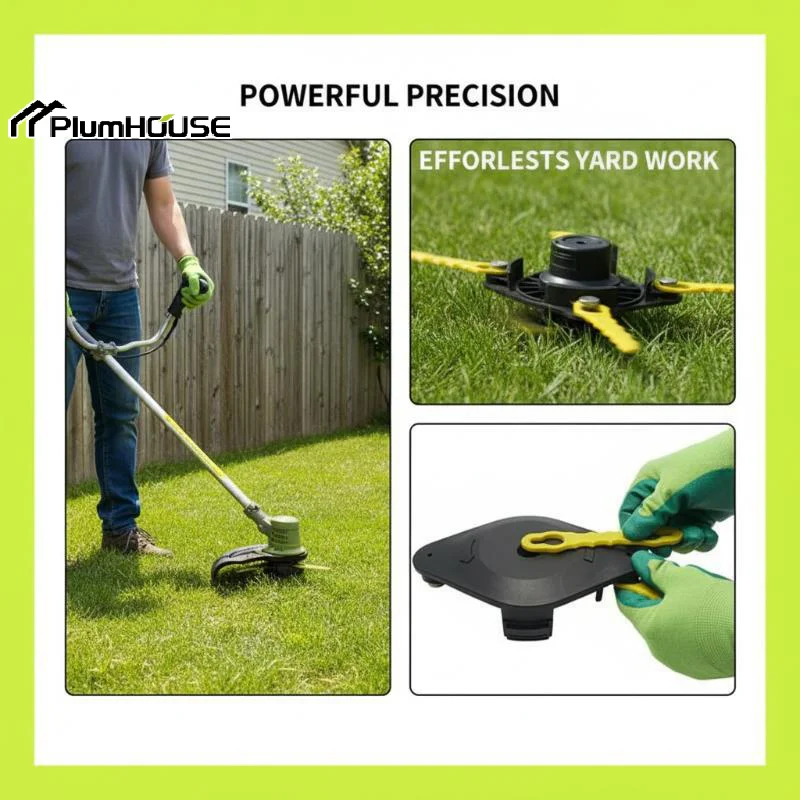 1 Set Grass Trimmer Replacement Head Kit With 10/20 Durable Plastic Blades For Garden Lawn Weeding Yard Care
1 Set Grass Trimmer Replacement Head Kit With 10/20 Durable Plastic Blades For Garden Lawn Weeding Yard Care