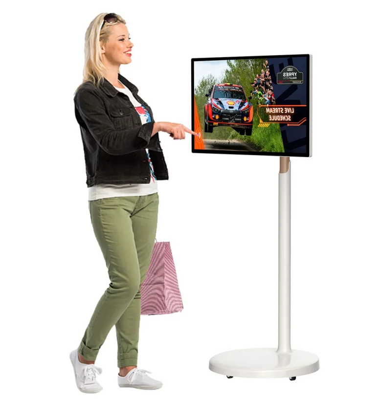 27/32 Inch Touch Panel Rotate Screen MT982 Smart Whiteboard Android Movable with Battery Studying Floor Standing Digital Signage
27/32 Inch Touch Panel Rotate Screen MT982 Smart Whiteboard Android Movable with Battery Studying Floor Standing Digital Signage