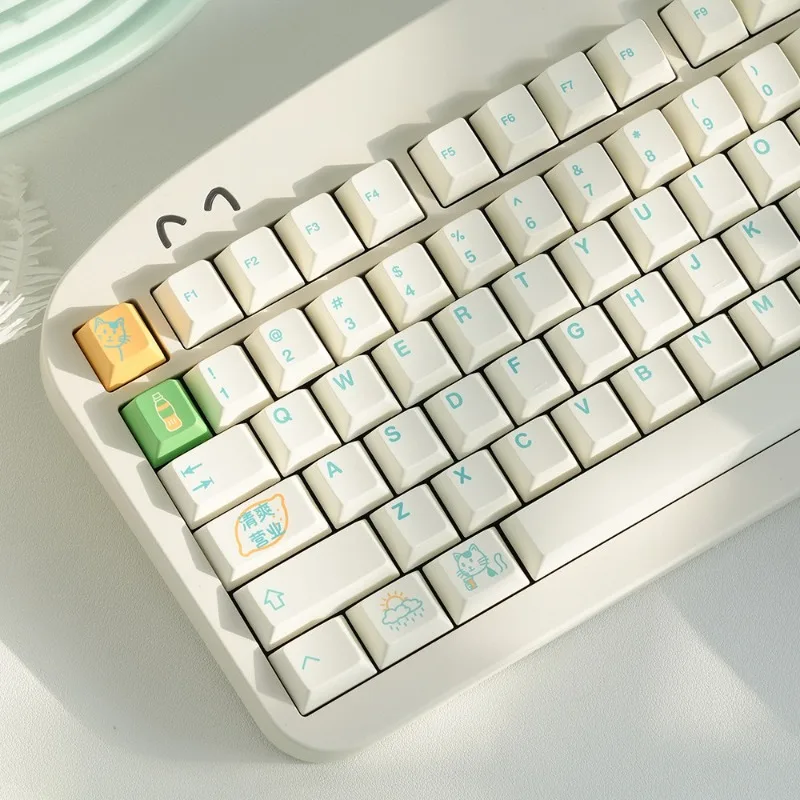 FBB Refreshing Soda Theme Keycaps Set Customized PBT Sublimation Cherry Profile Keyboard Cap for Mechanical Keyboard Accessories
FBB Refreshing Soda Theme Keycaps Set Customized PBT Sublimation Cherry Profile Keyboard Cap for Mechanical Keyboard Accessories