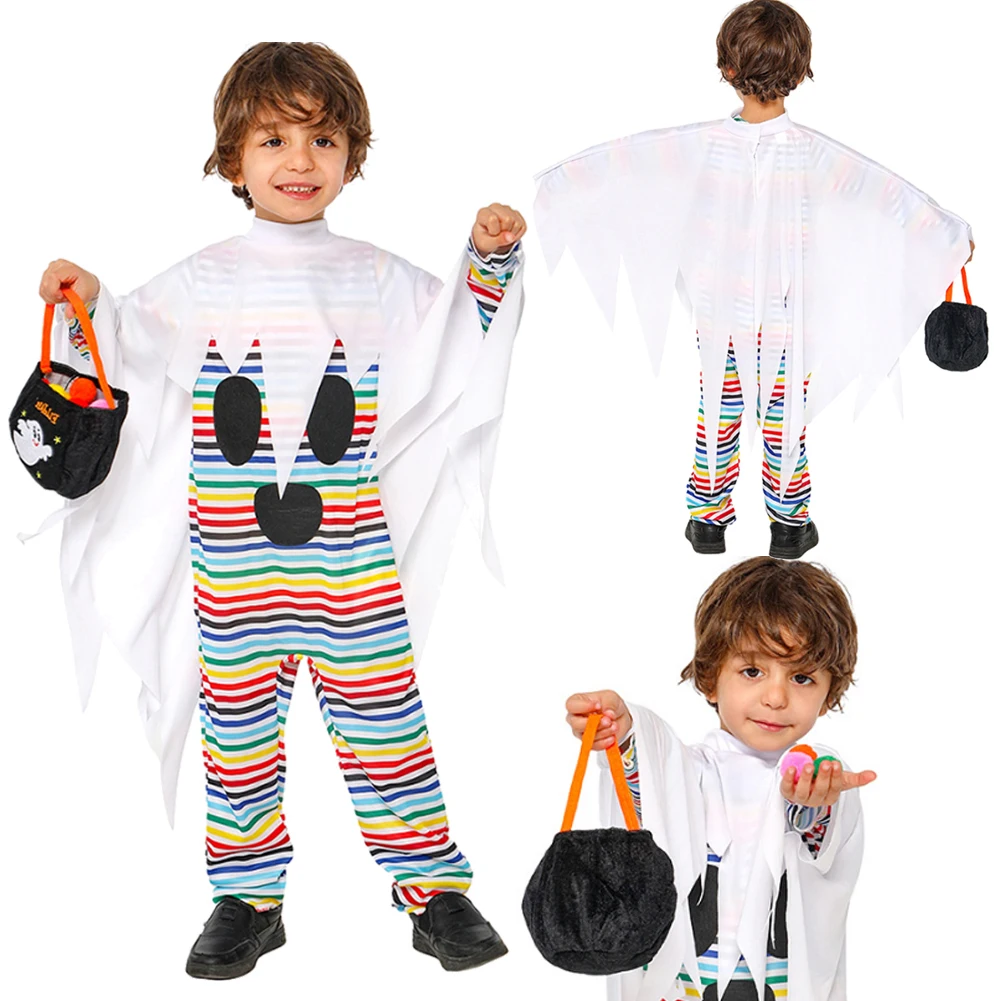 Halloween Cosplay Ghost Jumpsuit Cloak Clothing Party Disguise Roleplay Cosplay Costume Outfits Halloween Carnival Party Suit
Halloween Cosplay Ghost Jumpsuit Cloak Clothing Party Disguise Roleplay Cosplay Costume Outfits Halloween Carnival Party Suit