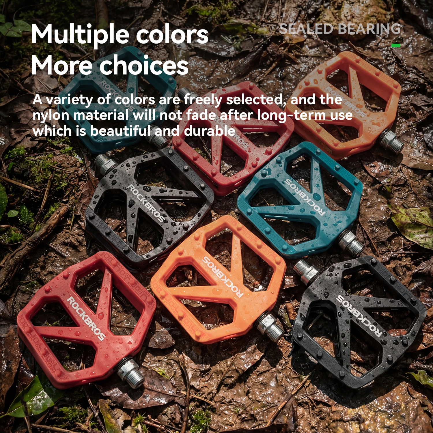 Велопедали ROCKBROS: водонепроницаемые, с подшипниками, светоотражающие, нейлоновые, с отличным сцеплением, интегрированными противоскользящими шипами.
Велопедали ROCKBROS: водонепроницаемые, с подшипниками, светоотражающие, нейлоновые, с отличным сцеплением, интегрированными противоскользящими шипами.