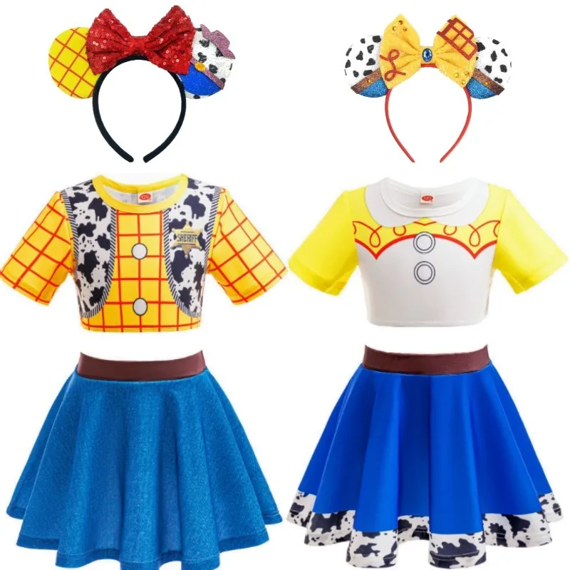 Summer Toy Movies Dress Up Christmas Yellow Leopard Print Party Dresses swimsuit Halloween Party Outfit Cowboy hairband
Summer Toy Movies Dress Up Christmas Yellow Leopard Print Party Dresses swimsuit Halloween Party Outfit Cowboy hairband