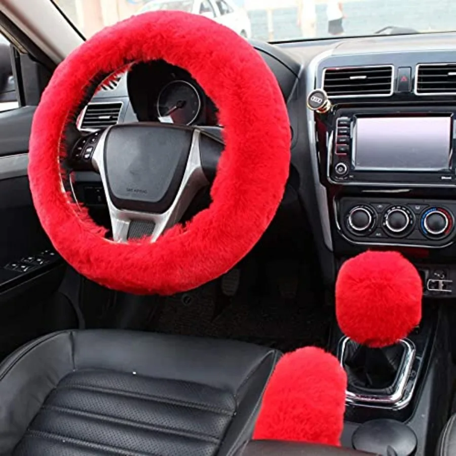 Fluffy Steering Wheel Cover, Fuzzy and Furry, 3 Pcs Set, 14.96Inch
Fluffy Steering Wheel Cover, Fuzzy and Furry, 3 Pcs Set, 14.96Inch