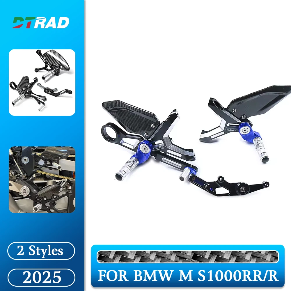 New For BMW S1000RR 2019-2025 S1000R M1000RR 2021+ Motorcycle Adjustable Foot Pegs Rearsets Carbon Fiber Heel Guards Accessories 
New For BMW S1000RR 2019-2025 S1000R M1000RR 2021+ Motorcycle Adjustable Foot Pegs Rearsets Carbon Fiber Heel Guards Accessories