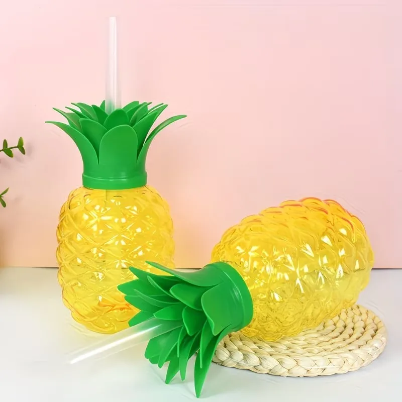 Plastic Pineapple Cups Ideal for Hawaiian Luau Themed Birthday Parties Tropical Summer Beach Party decor Refreshing Drinking Cup
Plastic Pineapple Cups Ideal for Hawaiian Luau Themed Birthday Parties Tropical Summer Beach Party decor Refreshing Drinking Cup
