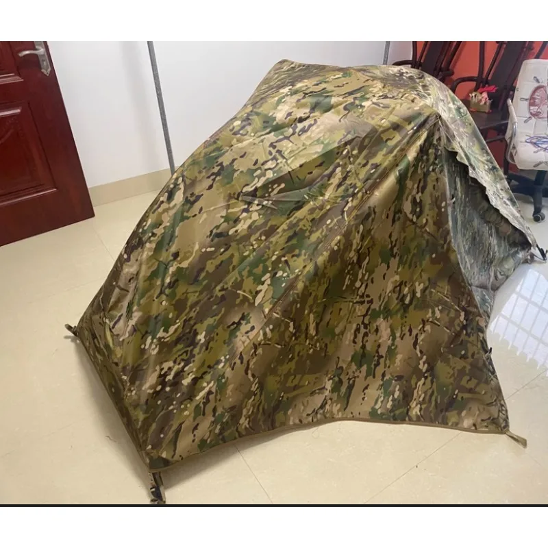 Outdoor Single Camouflage Tent Rainproof Sunscreen Thickened Camping Tent Camouflage Park Tent Camping Tool New
Outdoor Single Camouflage Tent Rainproof Sunscreen Thickened Camping Tent Camouflage Park Tent Camping Tool New